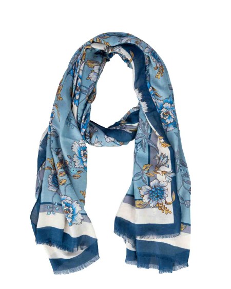 Shop ETRO  Scarf: Etro cashmere blend scarf.
Cashmere blend scarf with all-over floral print.
Edges embellished with fringes.
68 x 200 cm.
90% modal, 10% cashmere.
Made in Italy.. MATA0016 AK237-X0880